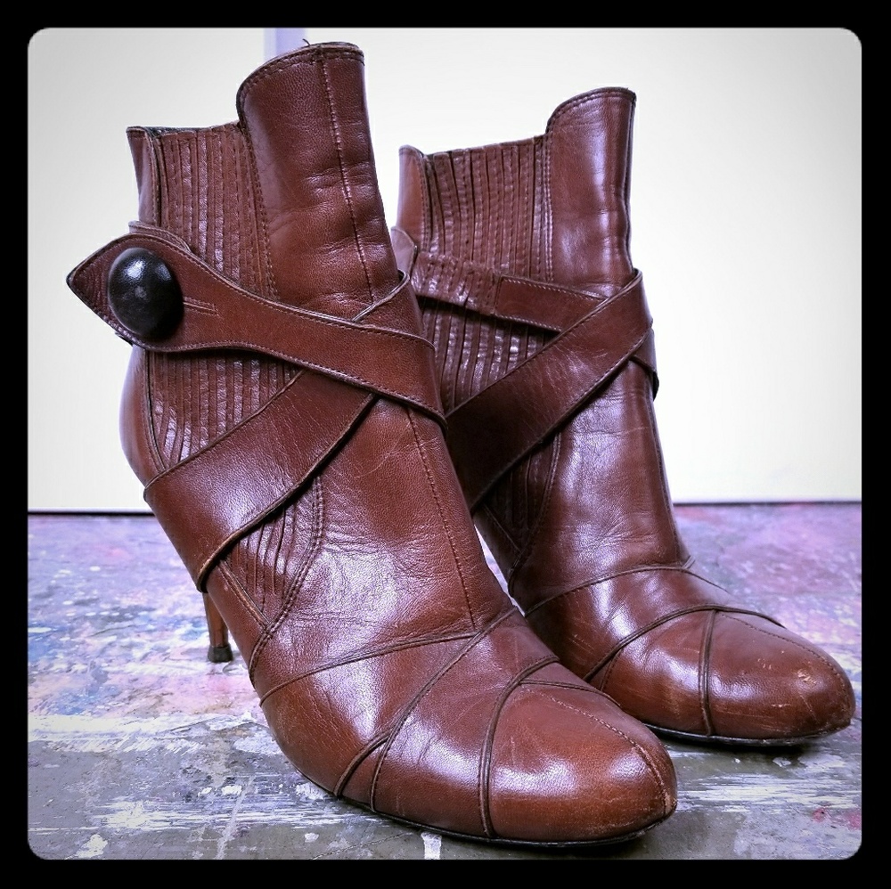 "Cafe society staple" Miu Miu ankle boots